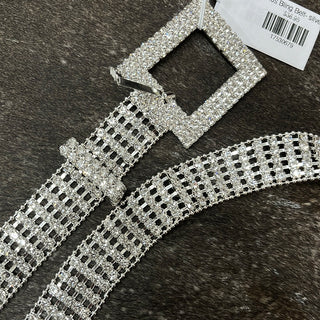 Plus Bling Belt- silver