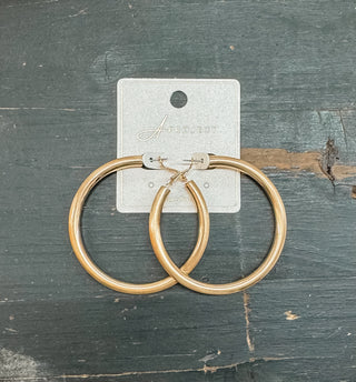 Chunky Gold Hoops