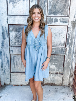 Your fav denim romper