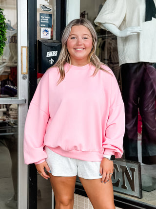 Oversized Butter-Soft Scuba Sweatshirt