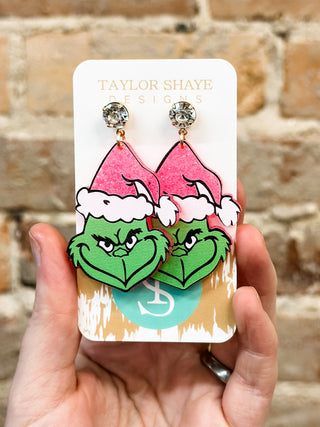 grinchmas taylor shaye earrings