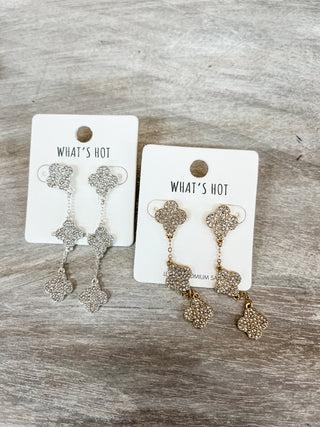 Clover Drop Earrings