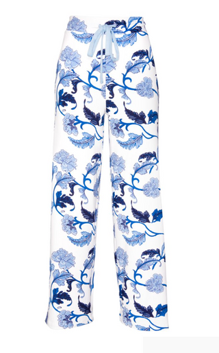 Blu Acanthus Leaf-PJ Set