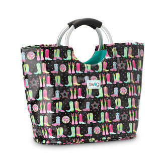 Disco cowgirl tote