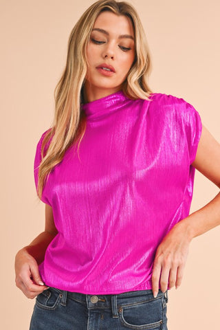 Pink pardie top