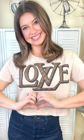 Designer Love Graphic Top