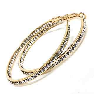 Jacqueline Bling Hoops 50mm